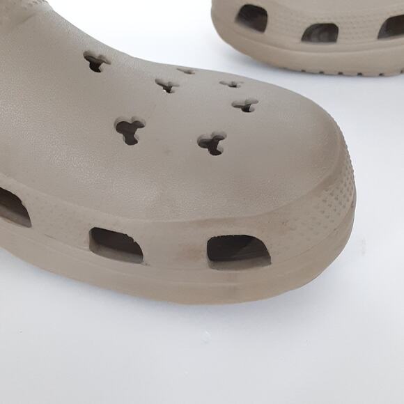 Crocs Disney Mickey Mouse Clogs Slip On Water Shoes Tan Brown Womens 9 Mens 7 - Picture 8 of 10